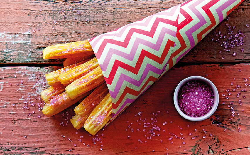 Pink Glitter Churros